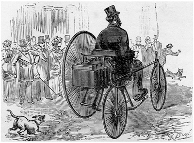 triciclo considerato la prima auto elettrica della storia