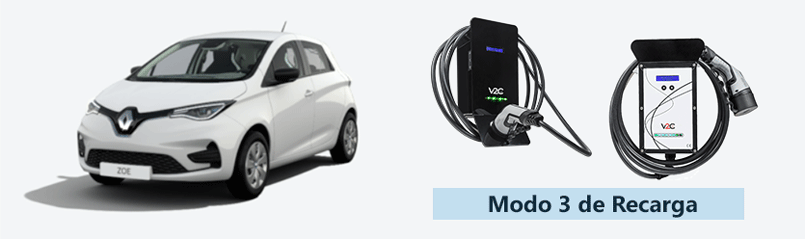 Nuova Renault Zoe elettrica: ricarica in modalità 3