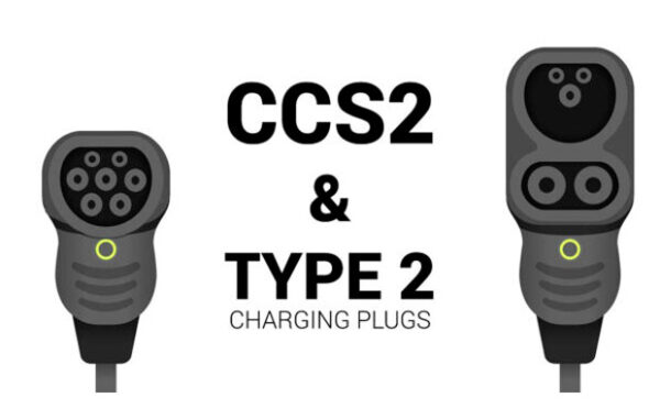 Connettori CCS2 e Tipo 2 di auto elettrica
