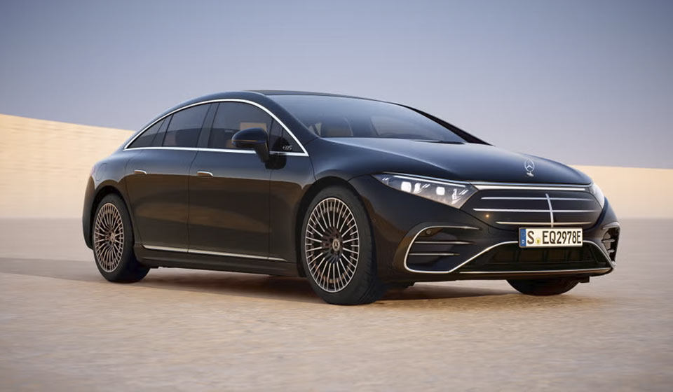 Mercedes Benz EQS Auto elettrica con maggiore autonomia