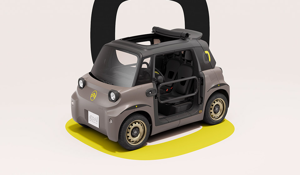 Citroën Ami auto elettrica economica colori Buggy giallo