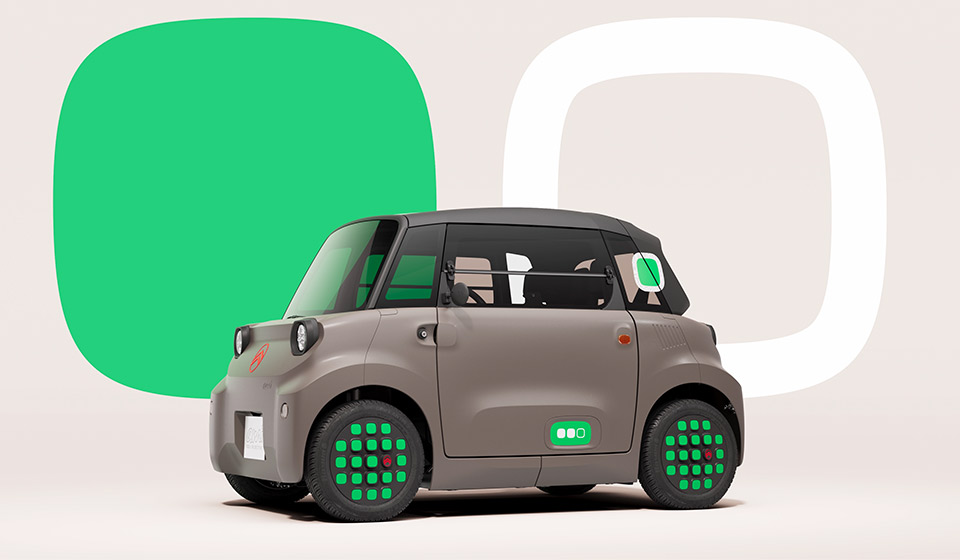 Citroën Ami auto elettrica economica colore verde