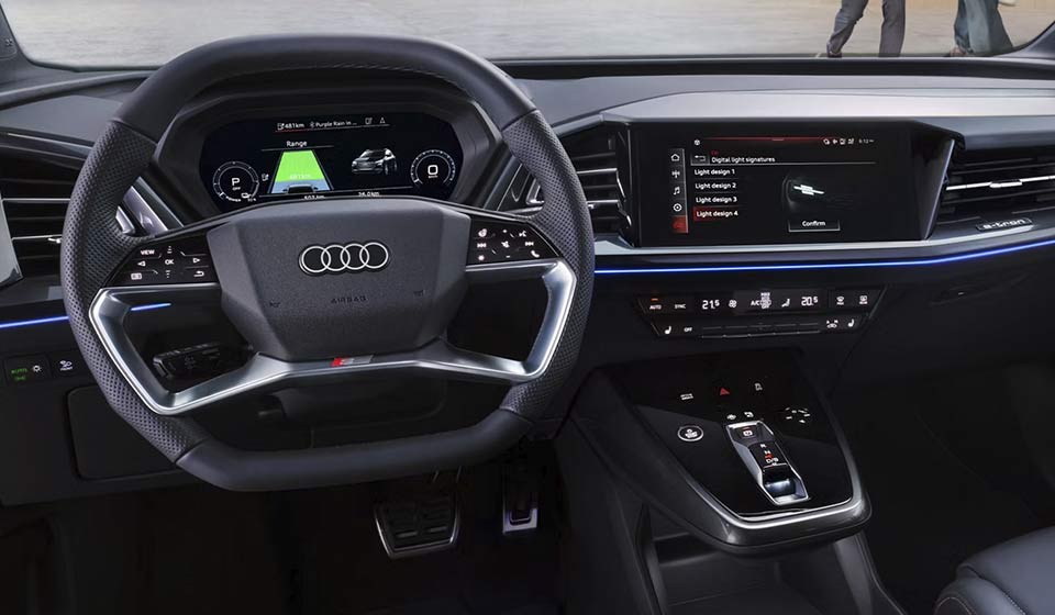 Audi Q4 e-tron interni