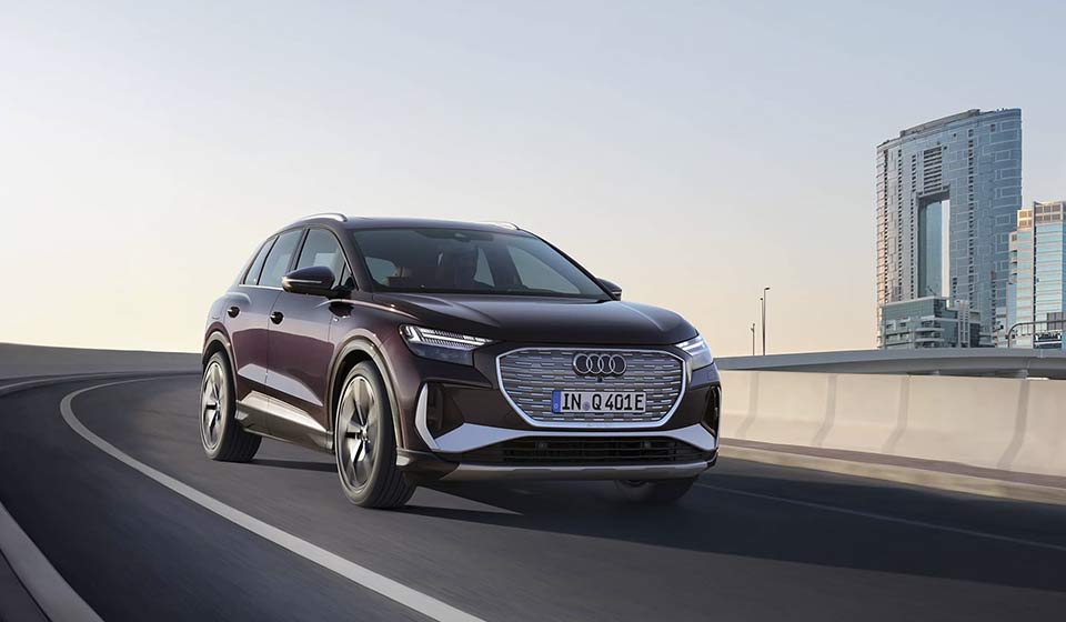 Audi Q4 e-tron esterno design
